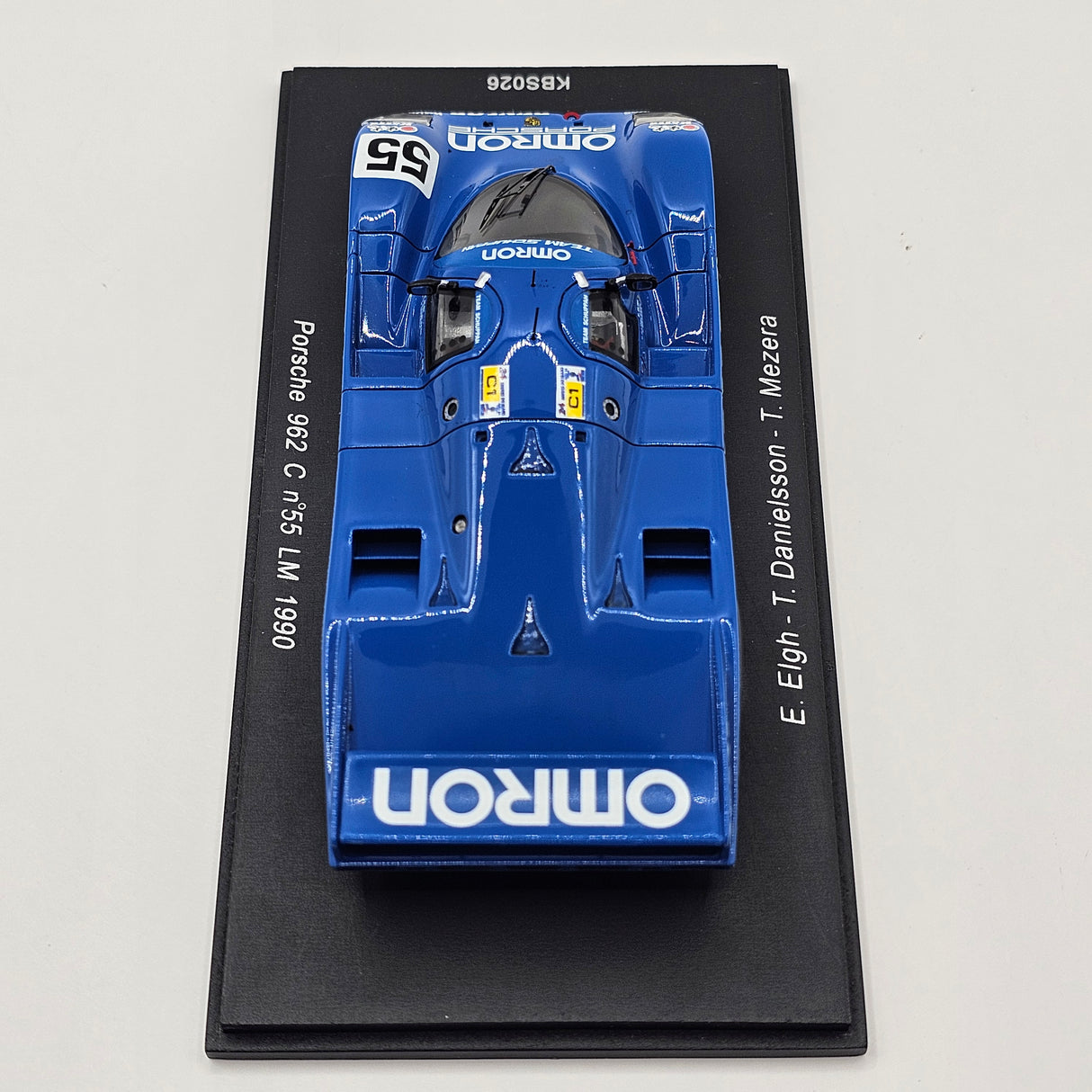 Spark Porsche 962C #55 Omron Racing Team Schuppan Le Mans 1990 1/43 Scale KBS026