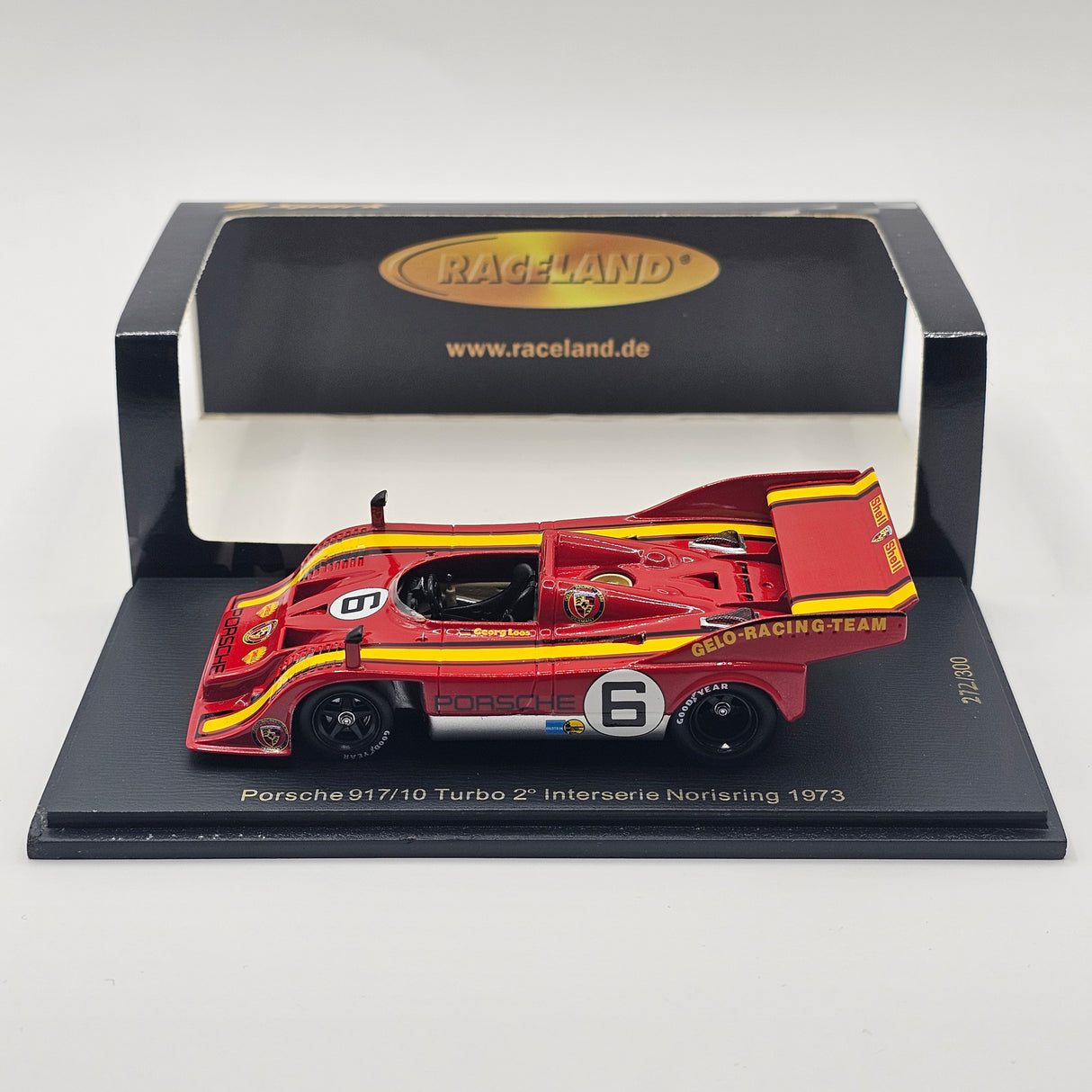 Spark Porsche 917/10 Turbo #6 Interserie Norisring 2nd 1973 Raceland 1/43 Scale