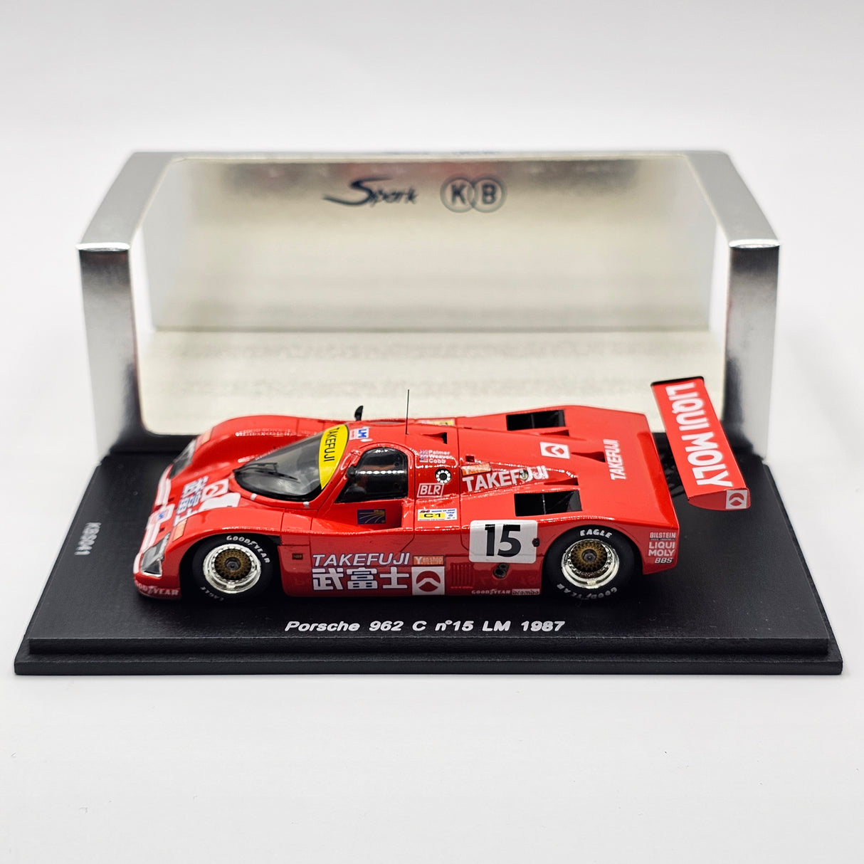 Spark Porsche 962C #15 Equipe Liqui Moly Le Mans 1987 1/43 Scale KBS041