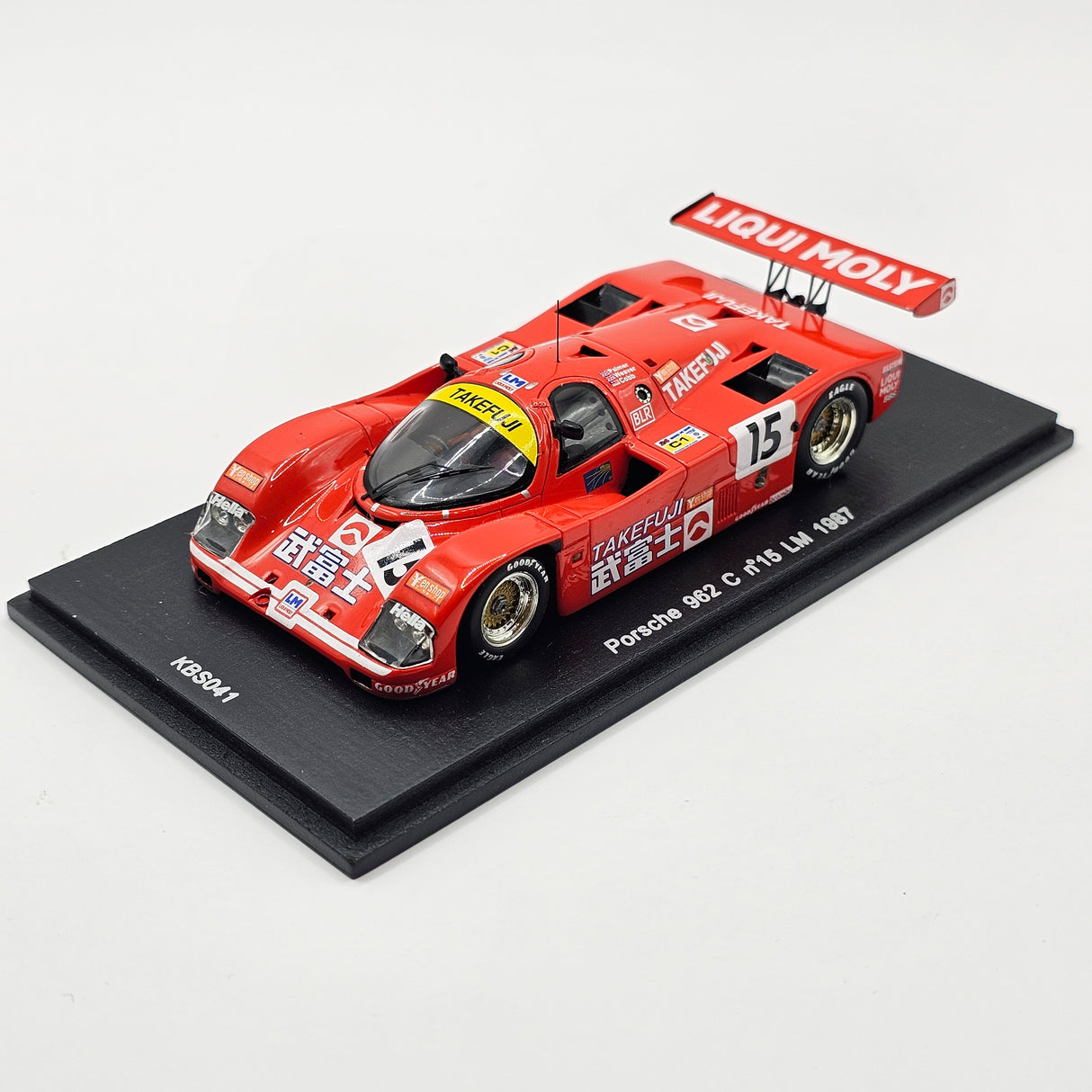 Spark Porsche 962C #15 Equipe Liqui Moly Le Mans 1987 1/43 Scale KBS041