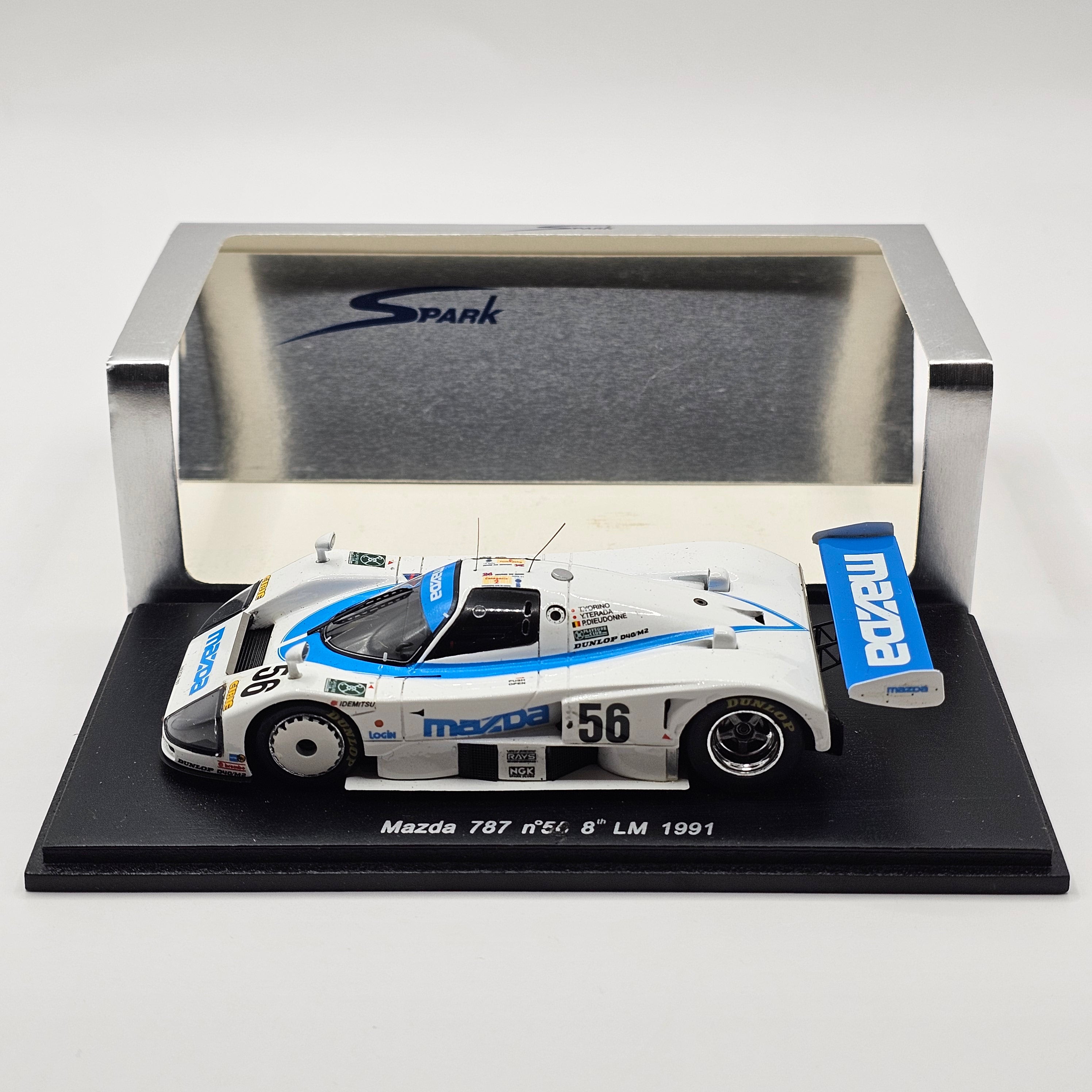 Spark Mazda 787B #56 – 8e 24 Heures Du Mans 1991 – 1/43 – Neuve Sous Boîte