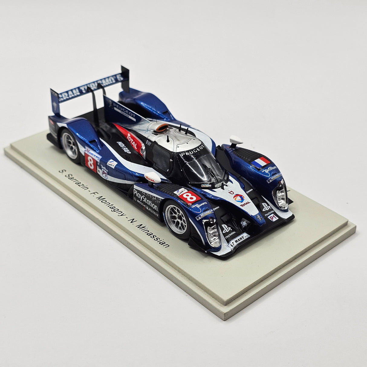 Spark Peugeot 908 #8 Peugeot Total Sport Le Mans 2011 3rd 1/43 Scale S2593