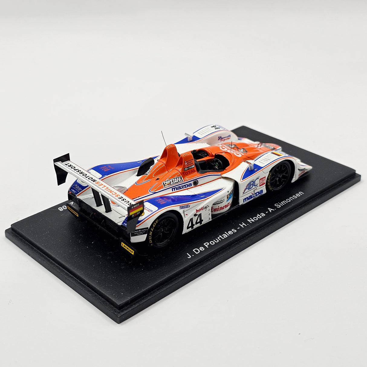 Spark Lola B05/40 Mazda #44 Kruse Schiller Motorsport Le Mans 2008 1/43 Scale