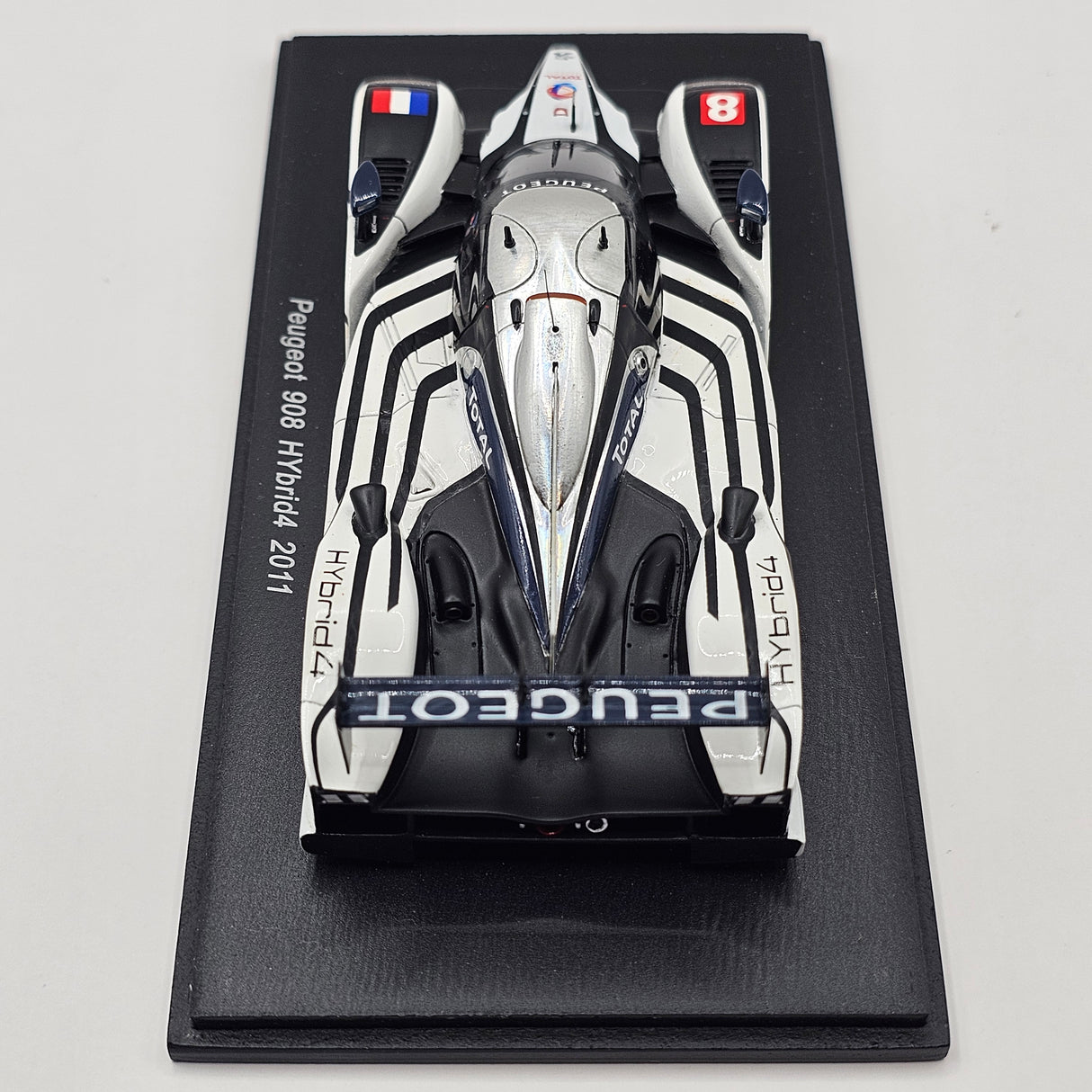 Spark Peugeot 908 Hybrid 4 #8 LMP Prototype 2011 1/43 Scale S2591