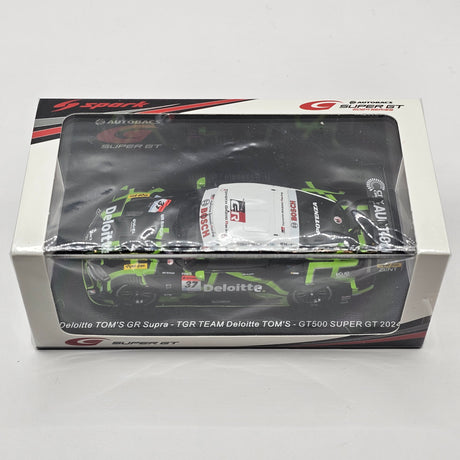 Spark Toyota Deloitte Tom's GR Supra #37 TGR GT500 2024 Super GT 1/43 Scale