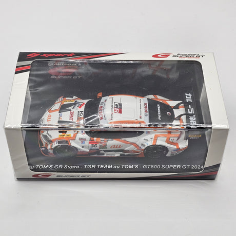 Spark Toyota au Tom's GR Supra #36 TGR GT500 2024 Super GT Winners 1/43 Scale