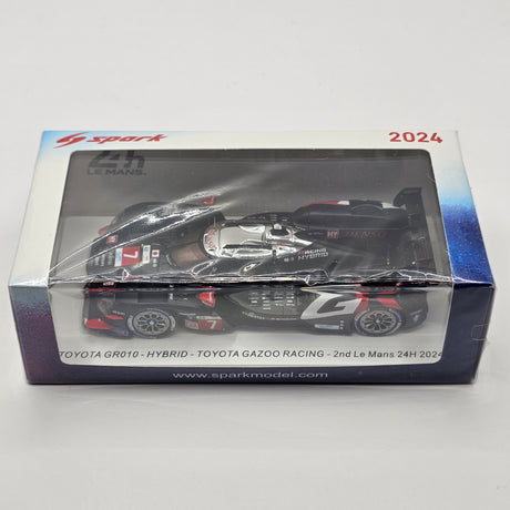 Spark Toyota GR010 Hybrid #7 Gazoo Racing 2nd 2024 Le Mans 1/43 Scale S9115