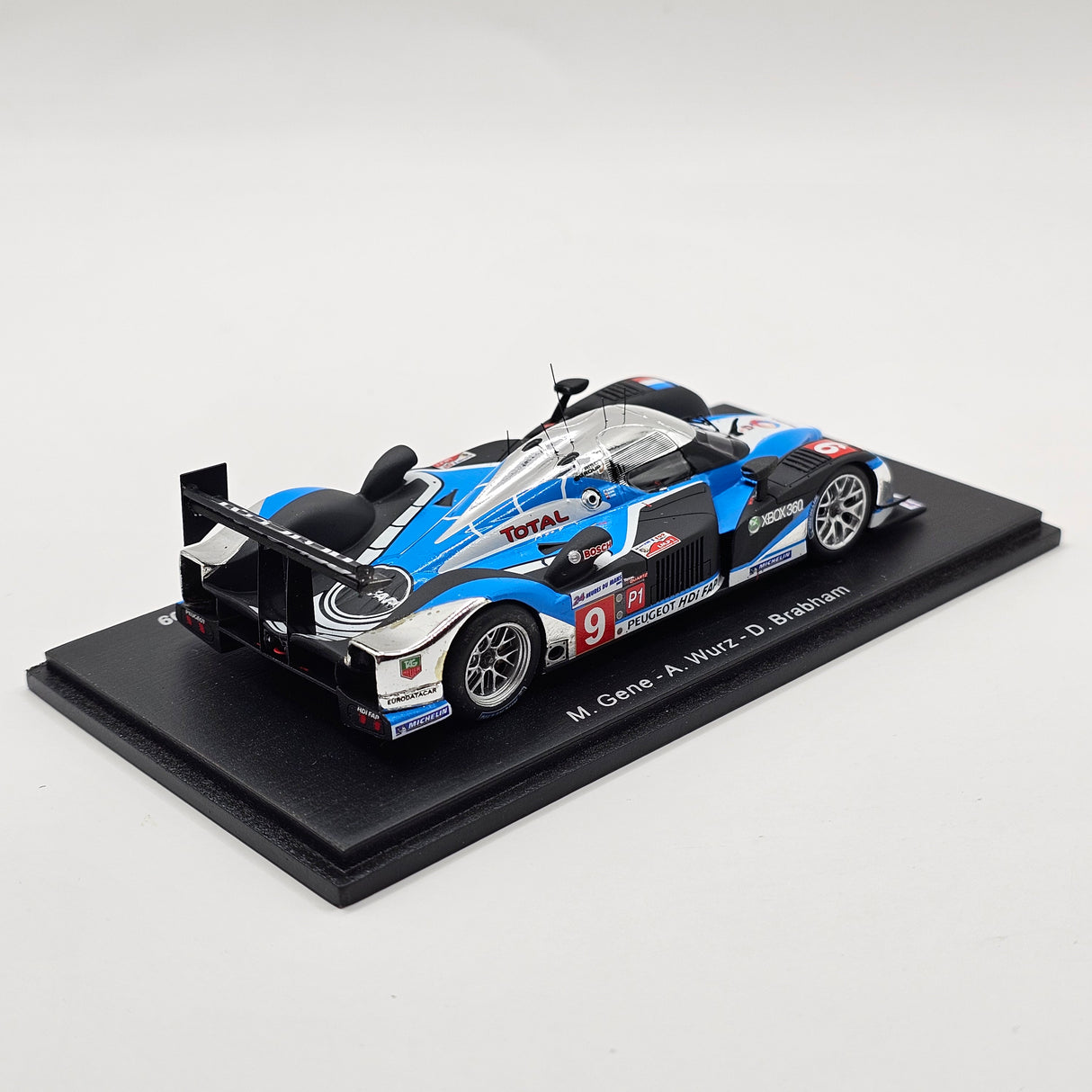 Spark Peugeot 908 HDI FAP #9 Peugeot Sport Total Le Mans 2009 Winner 1/43 Scale