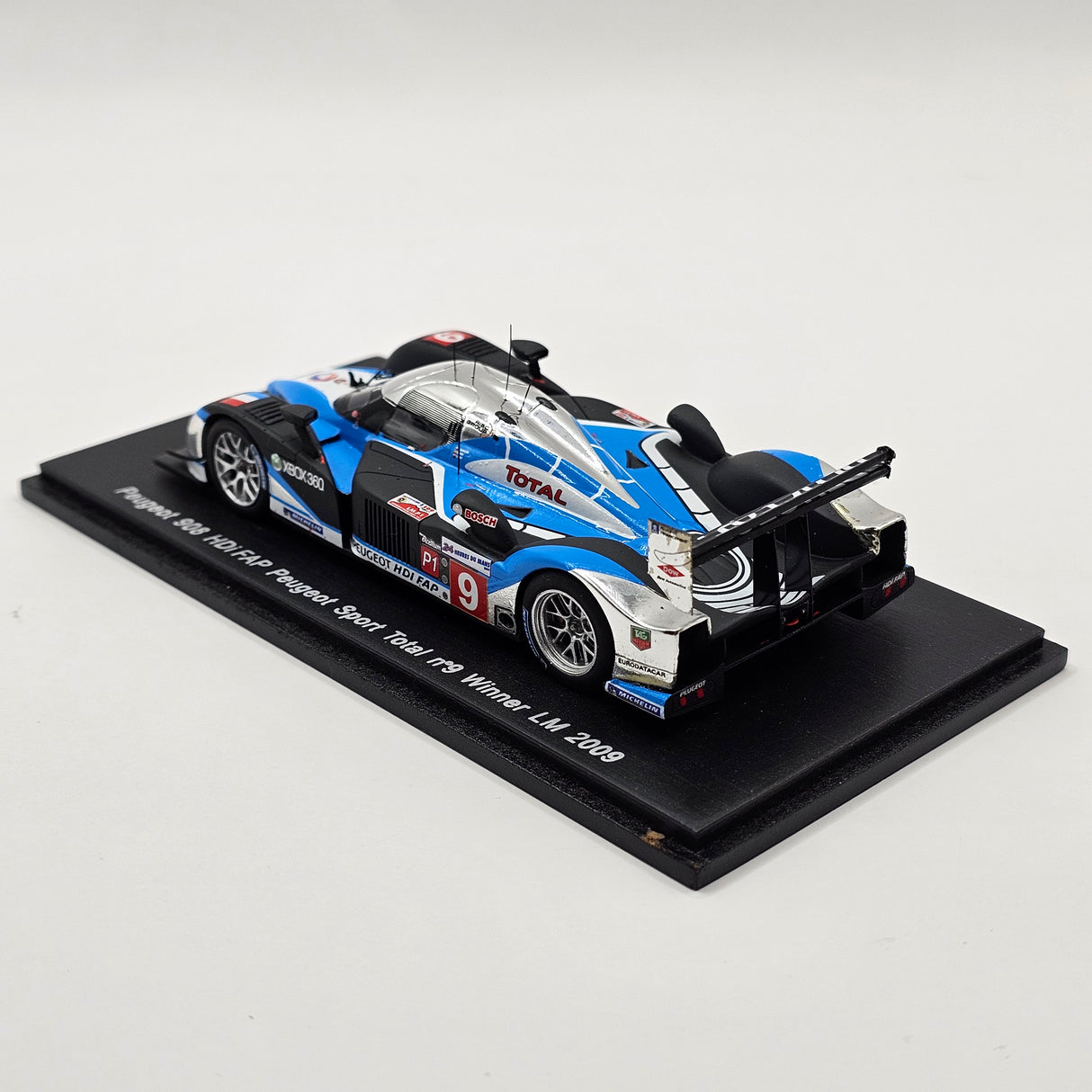 Spark Peugeot 908 HDI FAP #9 Peugeot Sport Total Le Mans 2009 Winner 1/43 Scale