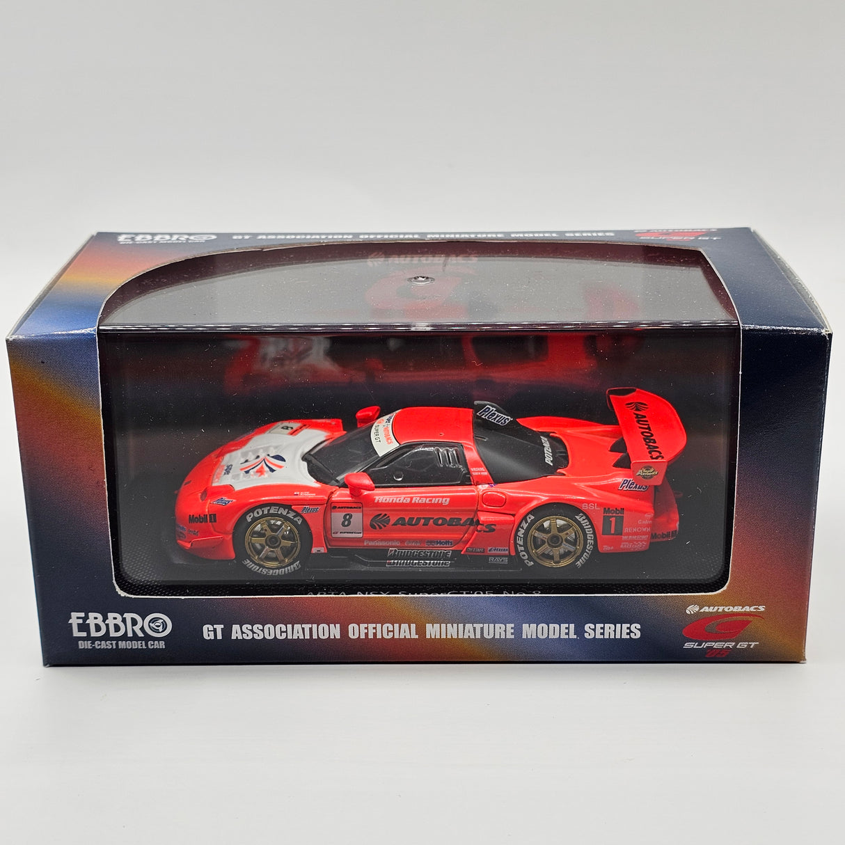 EBBRO Honda NSX #8 Autobacs Racing Team Aguri (ARTA) Super GT 2005 1/43 Scale