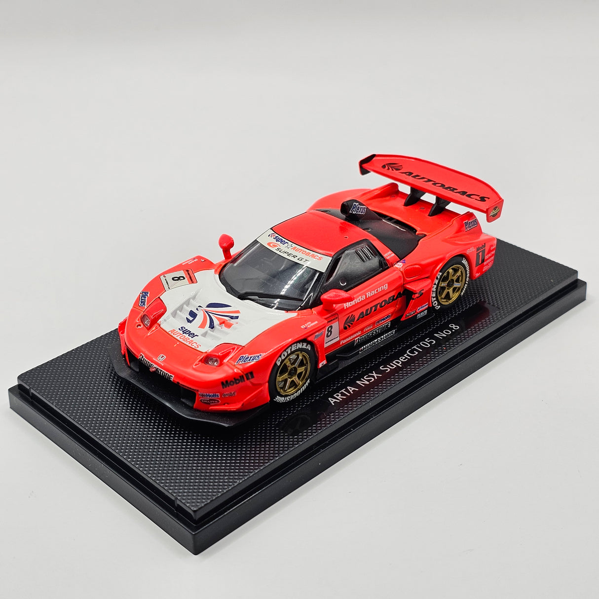 EBBRO Honda NSX #8 Autobacs Racing Team Aguri (ARTA) Super GT 2005 1/43 Scale