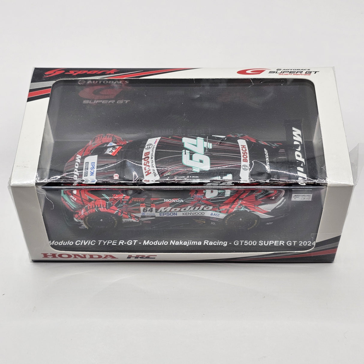 Spark Honda Civic Type R-GT #64 Modulo Nakajima Racing 2024 Super GT 1/43 Scale