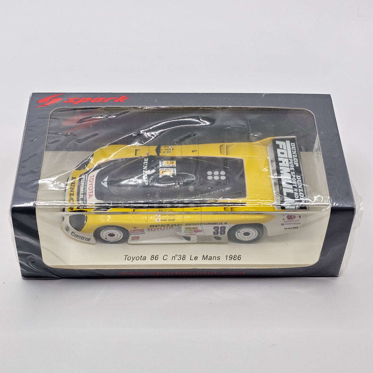 Spark Toyota 86C #38 Team Dome Company Le Mans 1986 1/43 Scale S2353