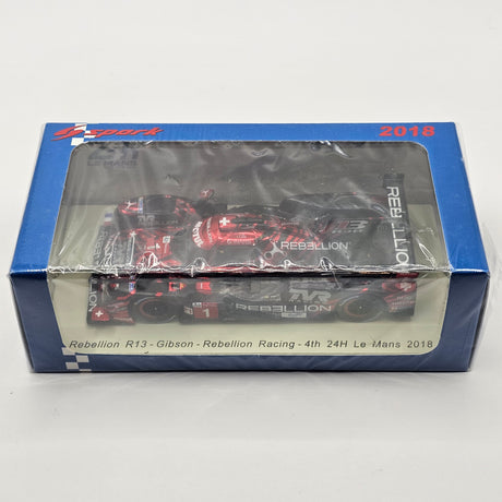 Spark Rebellion R13 Gibson #1 Rebellion Racing Le Mans 2018 1/43 Scale S7001