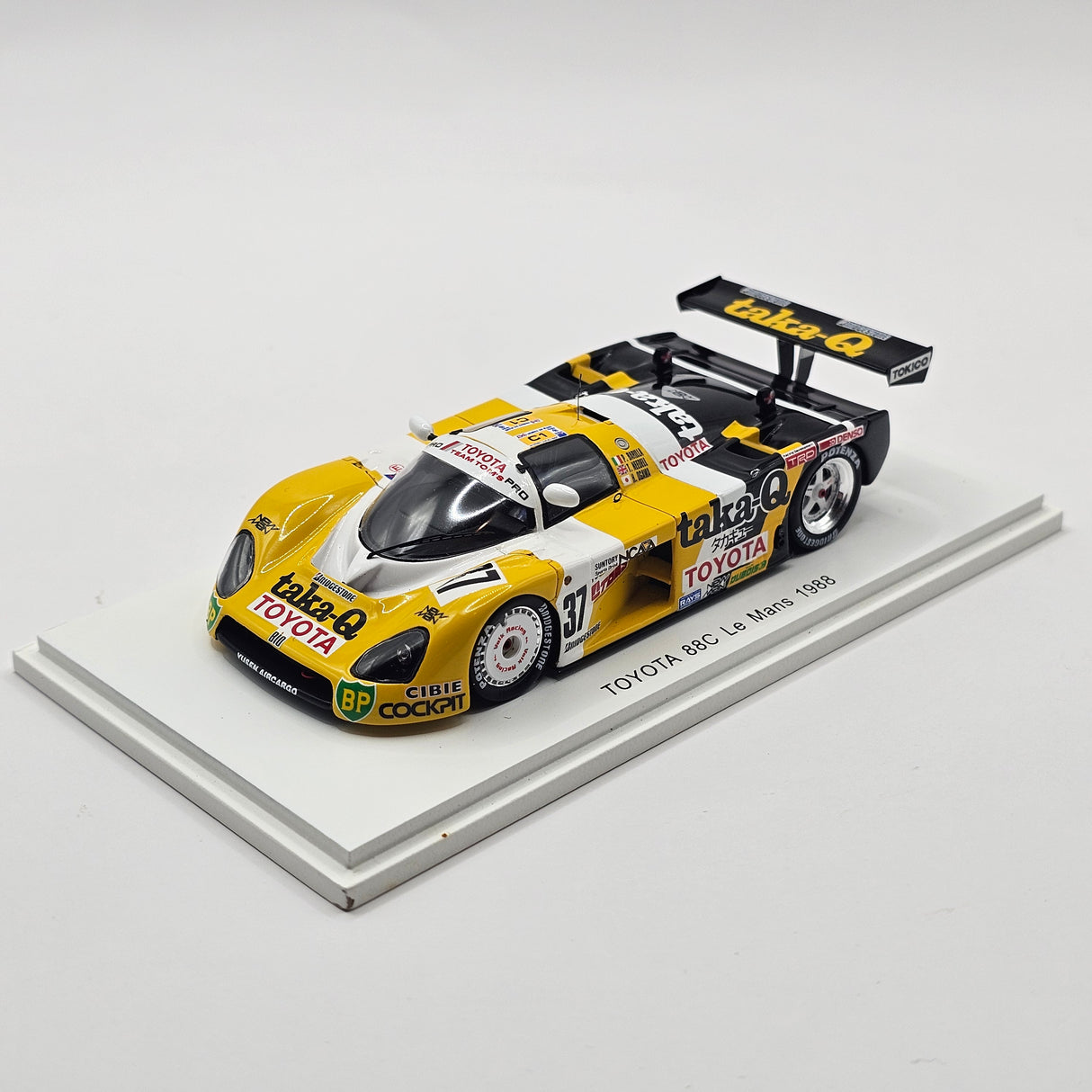 Spark Toyota 88C #38 Toyota Team Tom's Le Mans 1988 1/43 Scale S5243