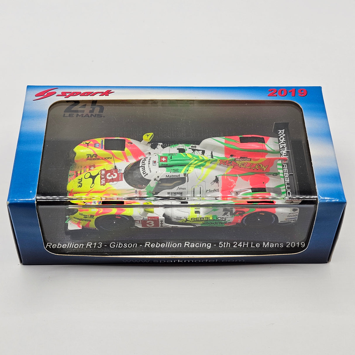 Spark Rebellion R13 Gibson #3 Rebellion Racing Le Mans 2019 1/43 Scale S7902