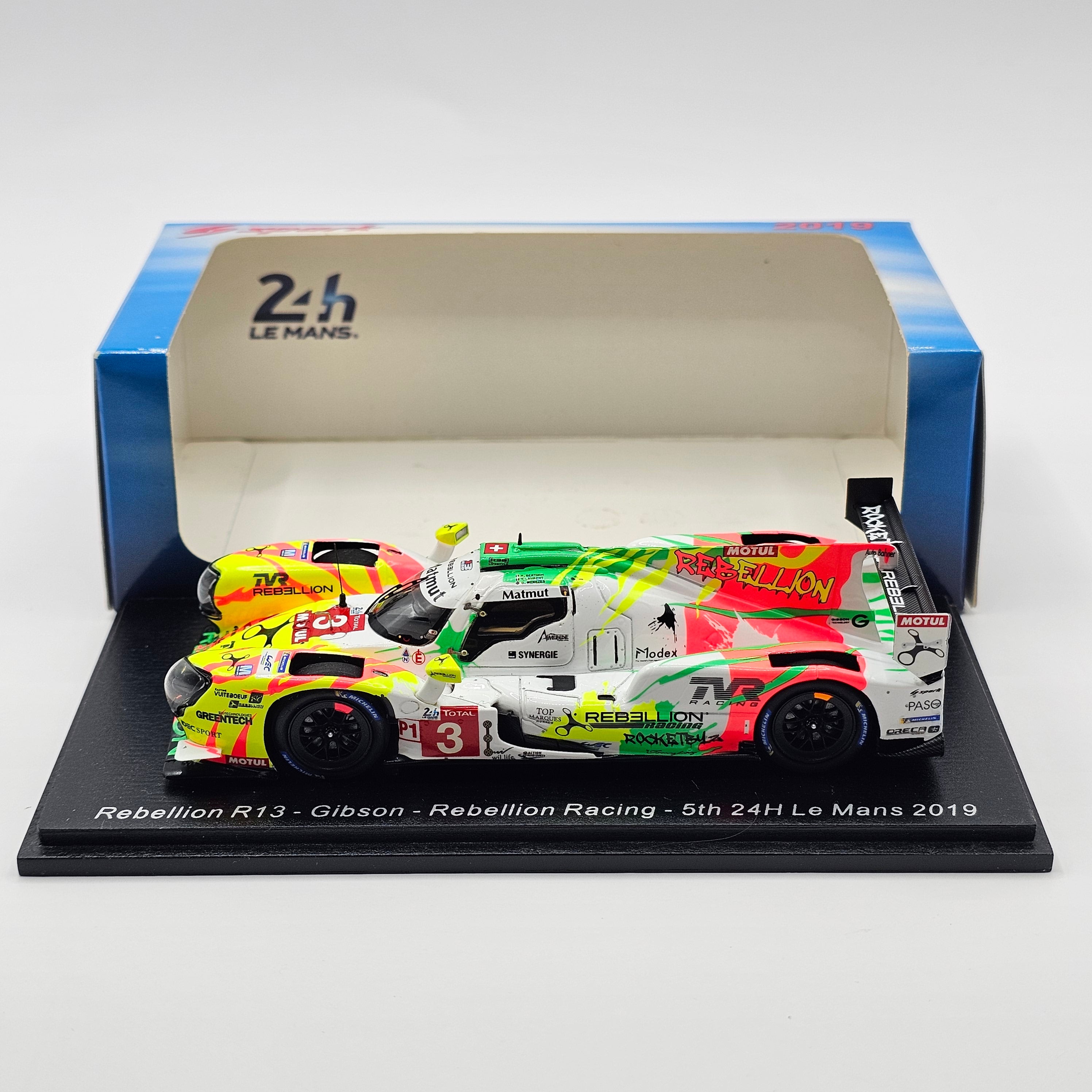 Spark Rebellion R13 Gibson #3 Rebellion Racing Le Mans 2019 1/43 Scale