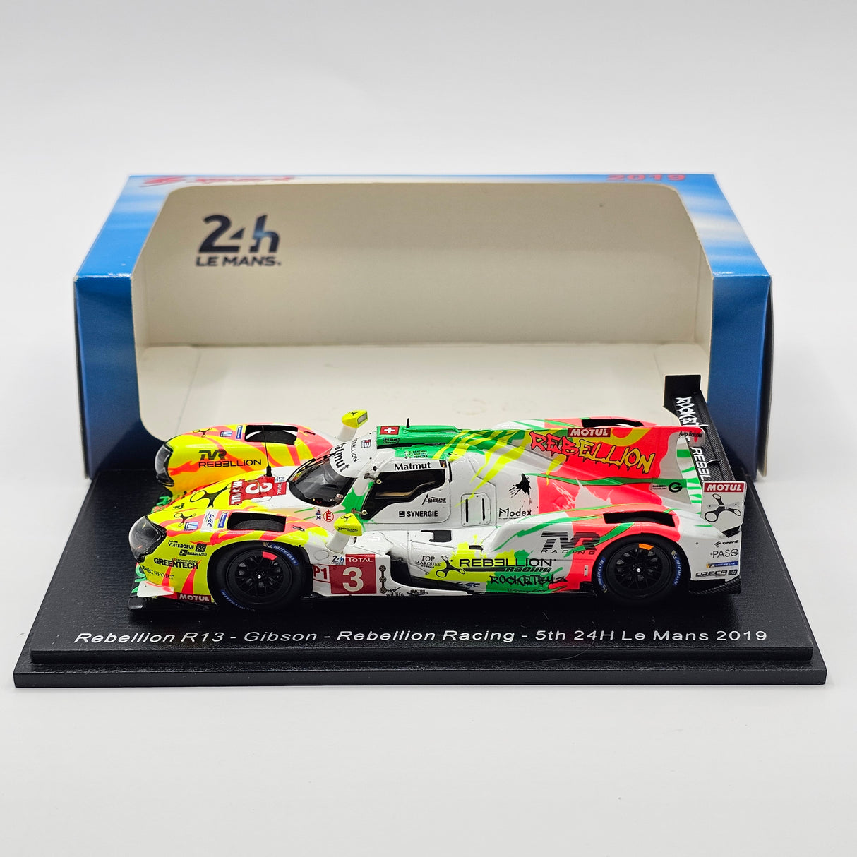 Spark Rebellion R13 Gibson #3 Rebellion Racing Le Mans 2019 1/43 Scale S7902