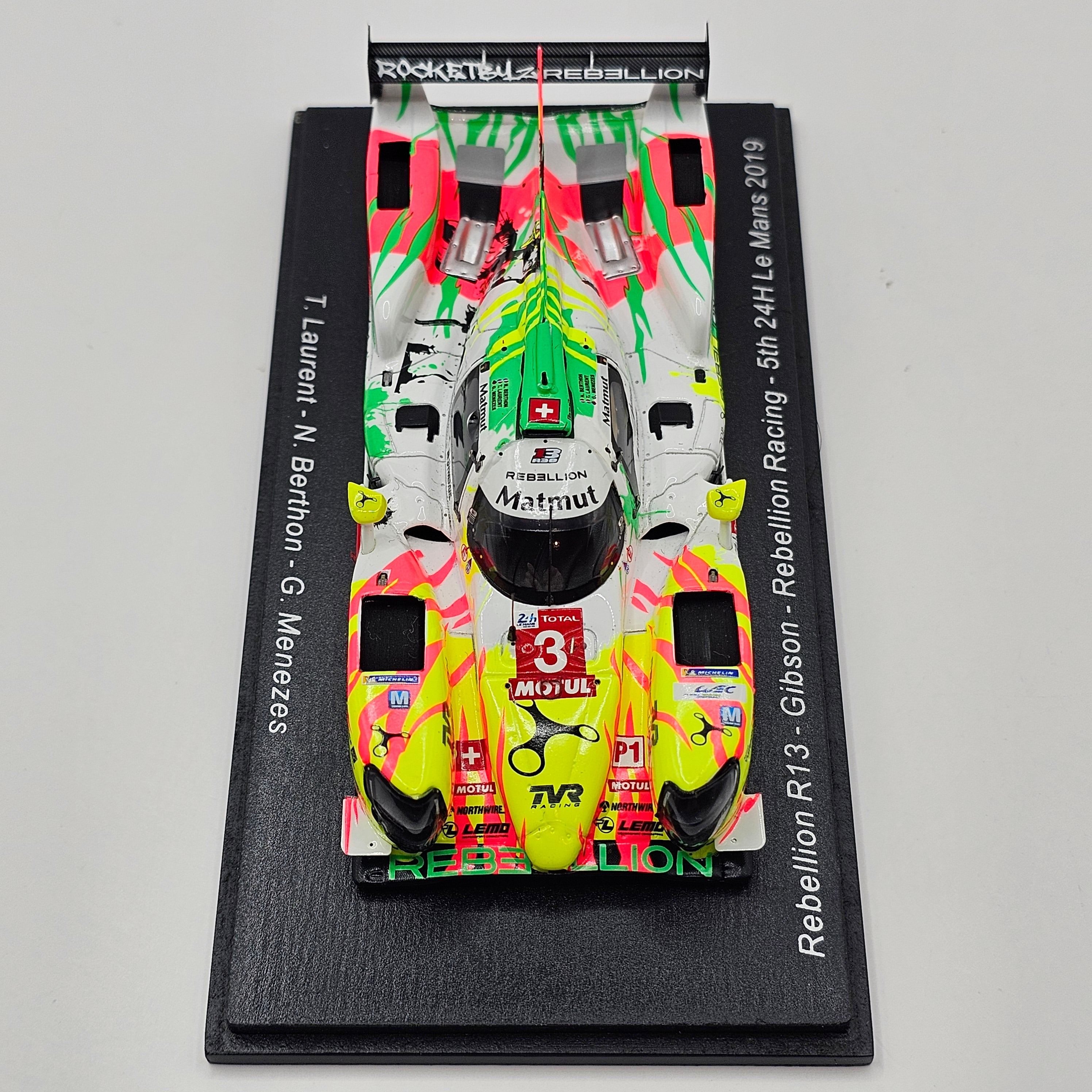 Spark Rebellion R13 Gibson #3 Rebellion Racing Le Mans 2019 1/43 Scale
