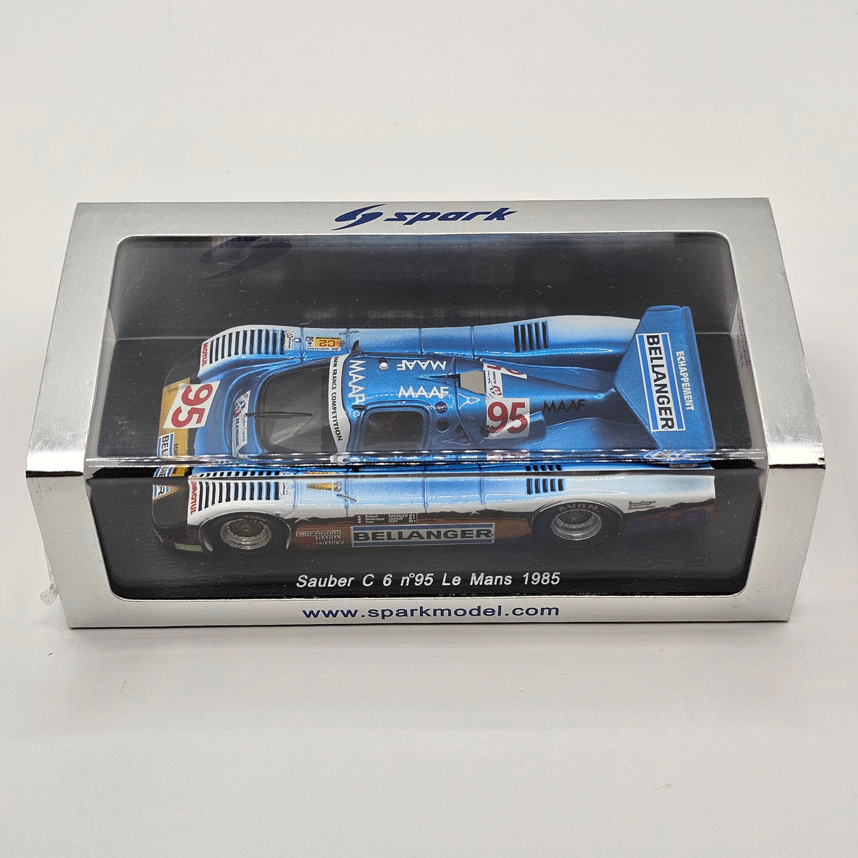 Spark Sauber SHS C6 #95 Bellanger-Bassaler Le Mans 1985 1/43 Scale S4080