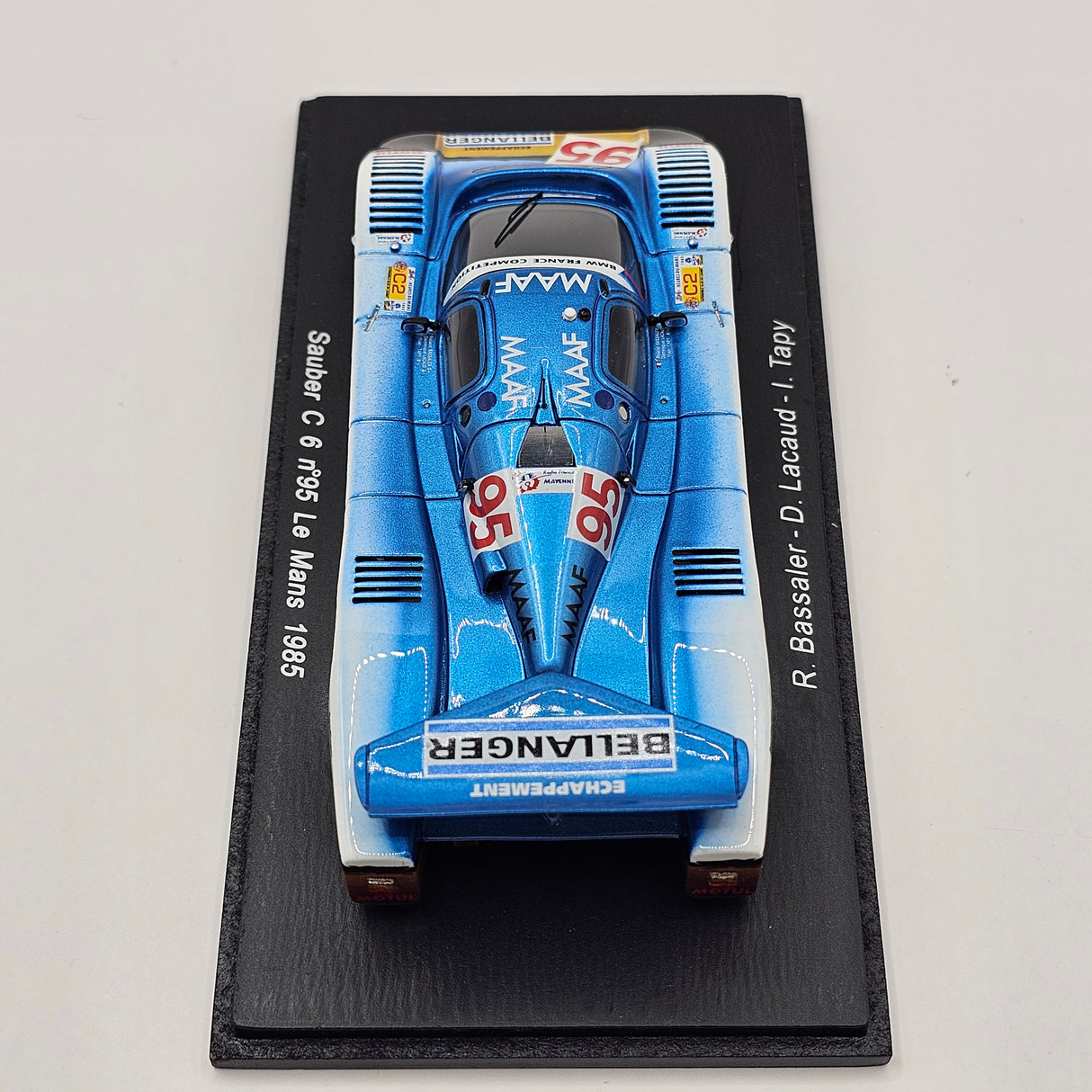 Spark Sauber SHS C6 #95 Bellanger-Bassaler Le Mans 1985 1/43 Scale S4080