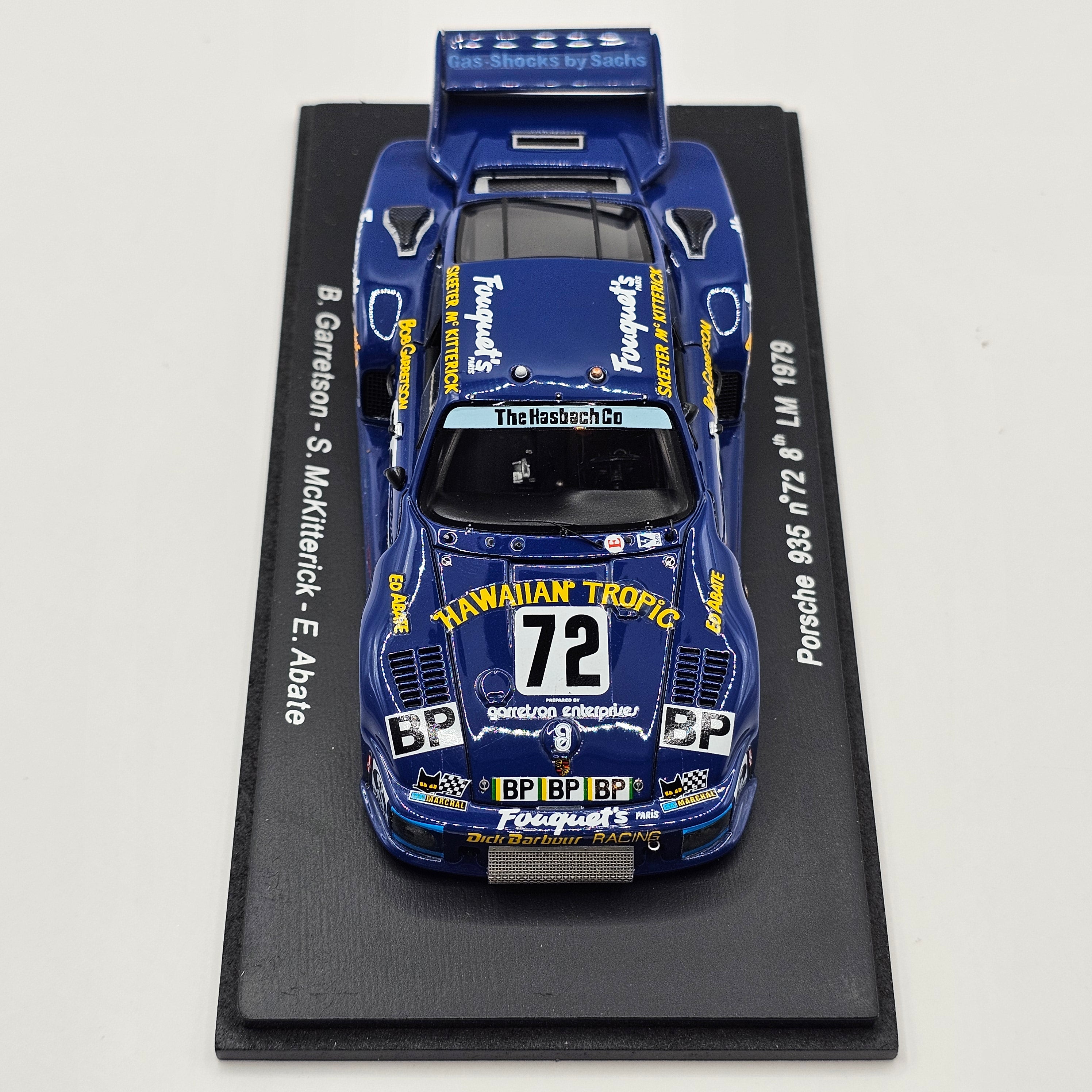 Spark Porsche 935/78 #72 Dick Barbour Racing Le Mans 1979 1/43 Scale S