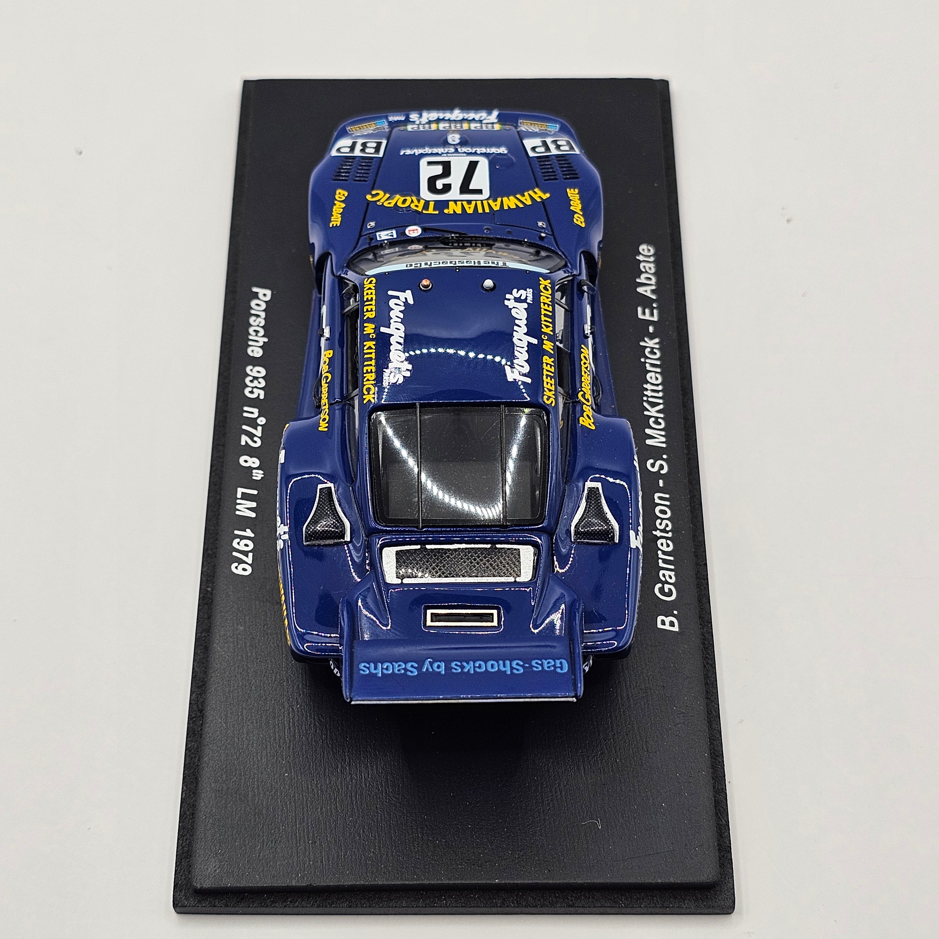 Dick Barbour Racing Porsche 935 ミニカー Spark Porsche 935/78 #72 Dick Barbour Racing Le Mans 1979 1/43 Scale S