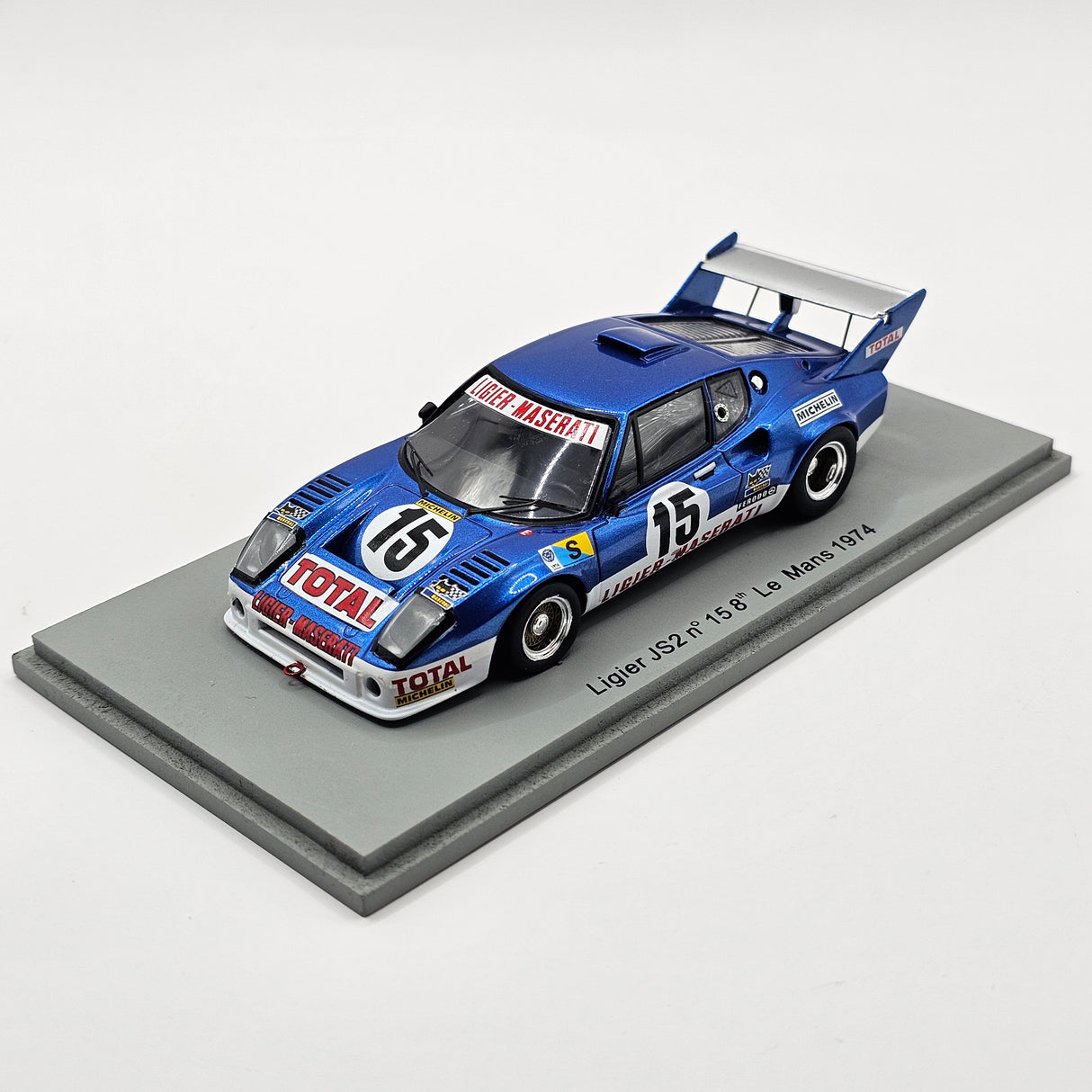 Spark Ligier JS2 #15 Automobiles Ligier Le Mans 1974 1/43 Scale S0549