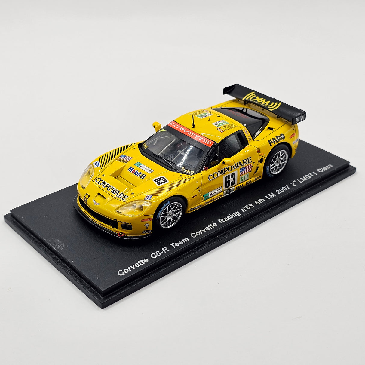 Spark Chevrolet Corvette C6-R #63 Corvette Racing Le Mans 2007 1/43 Scale S0178