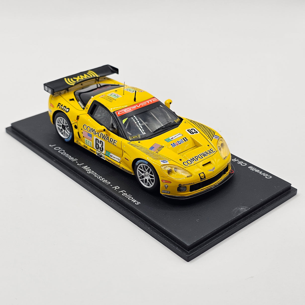 Spark Chevrolet Corvette C6-R #63 Corvette Racing Le Mans 2007 1/43 Scale S0178