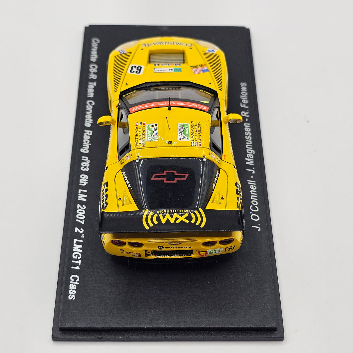 Spark Chevrolet Corvette C6-R #63 Corvette Racing Le Mans 2007 1/43 Scale S0178