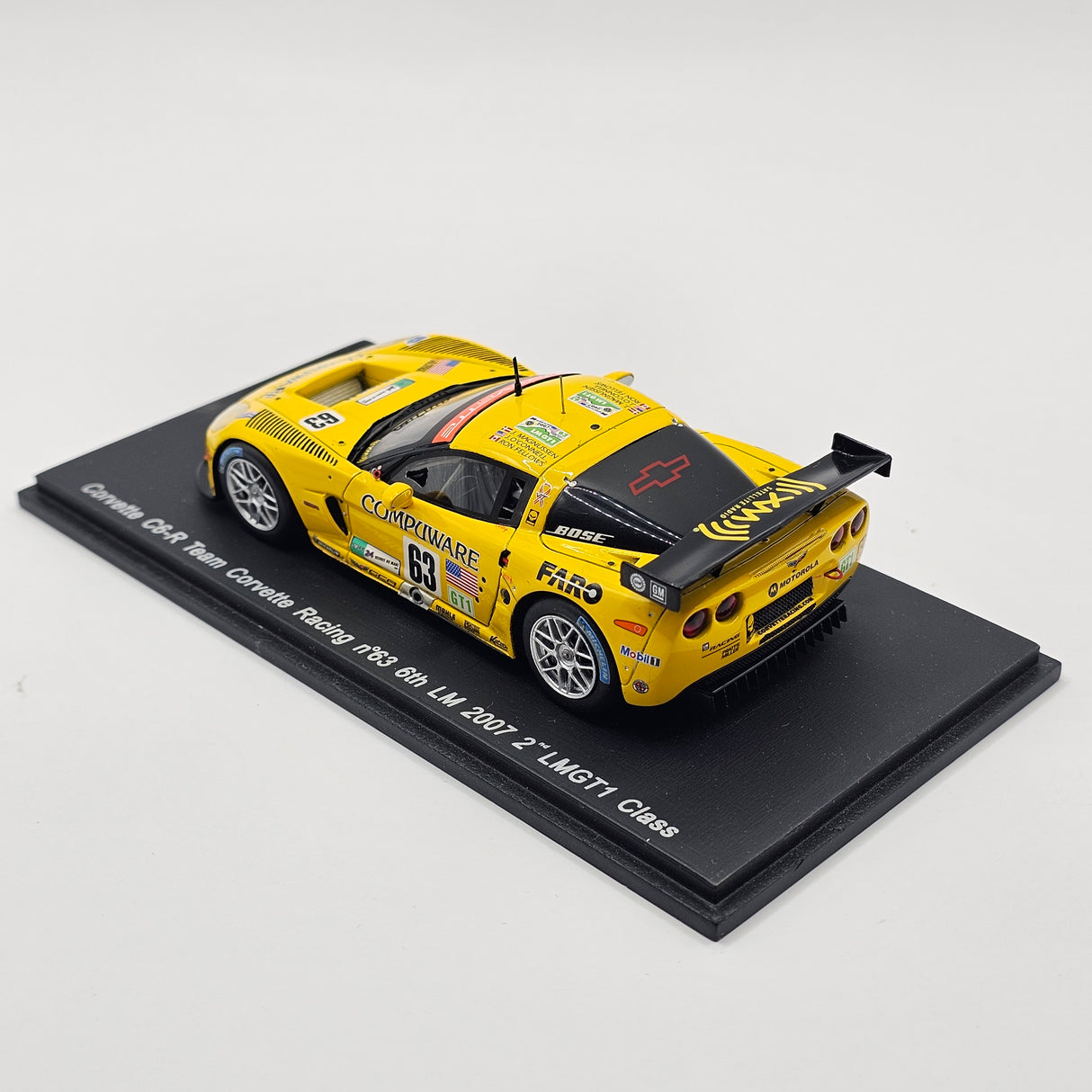 Spark Chevrolet Corvette C6-R #63 Corvette Racing Le Mans 2007 1/43 Scale S0178