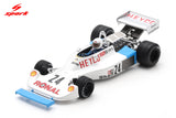Spark Hesketh 308D #24 Harald Ertl 1976 Japanese F1 Grand Prix 1/43 Scale