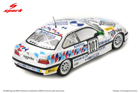 Spark BMW M3 #101 Heico Dienstleistungen Winner Nurburgring 24Hrs 1994 1/43 Scale
