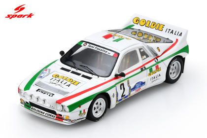 Spark Lancia Rally 037 #2 Bologna Corse 1984 Targa Florio Rally 1/43 Scale