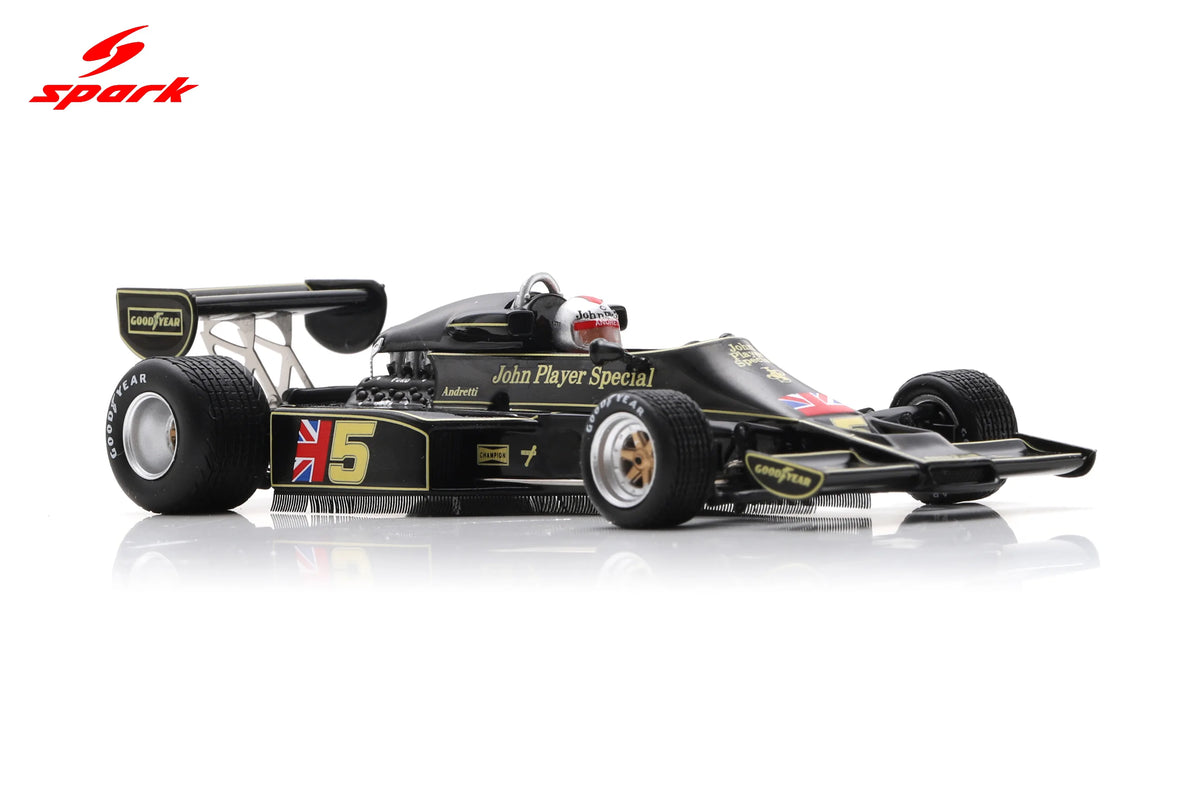 Spark Lotus 77 #5 Mario Andretti Winner 1976 Japanese F1 Grand Prix 1/43 Scale