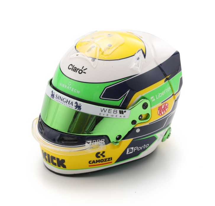 Spark Gabriel Bortoleto Stake F1 Team Kick Sauber 2025 Helmet 1/5 Scale