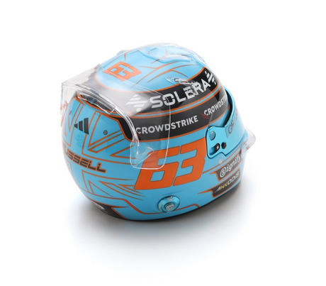 Spark George Russell Mercedes Petronas Team British F1 GP 2025 Helmet 1/5 Scale