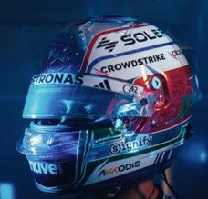 Spark Kimi Antonelli Las Vegas GP 2025 Mercedes-AMG Petronas F1 Team 1/5 Scale Helmet 5HF238