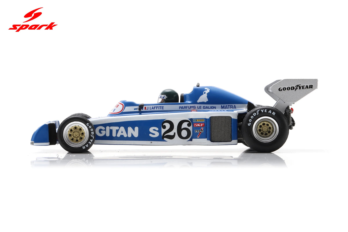Spark Ligier JS5 #26 Jacques Laffite 1976 Japanese F1 Grand Prix 1/43 Scale