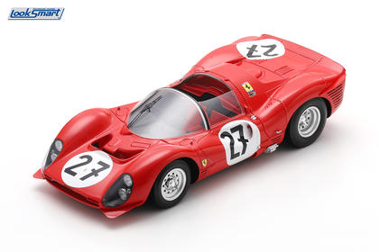 Looksmart Ferrari 330 P3 Spyder #20 North American Racing Team 1966 24 Hours of Le Mans 1/18 Scale