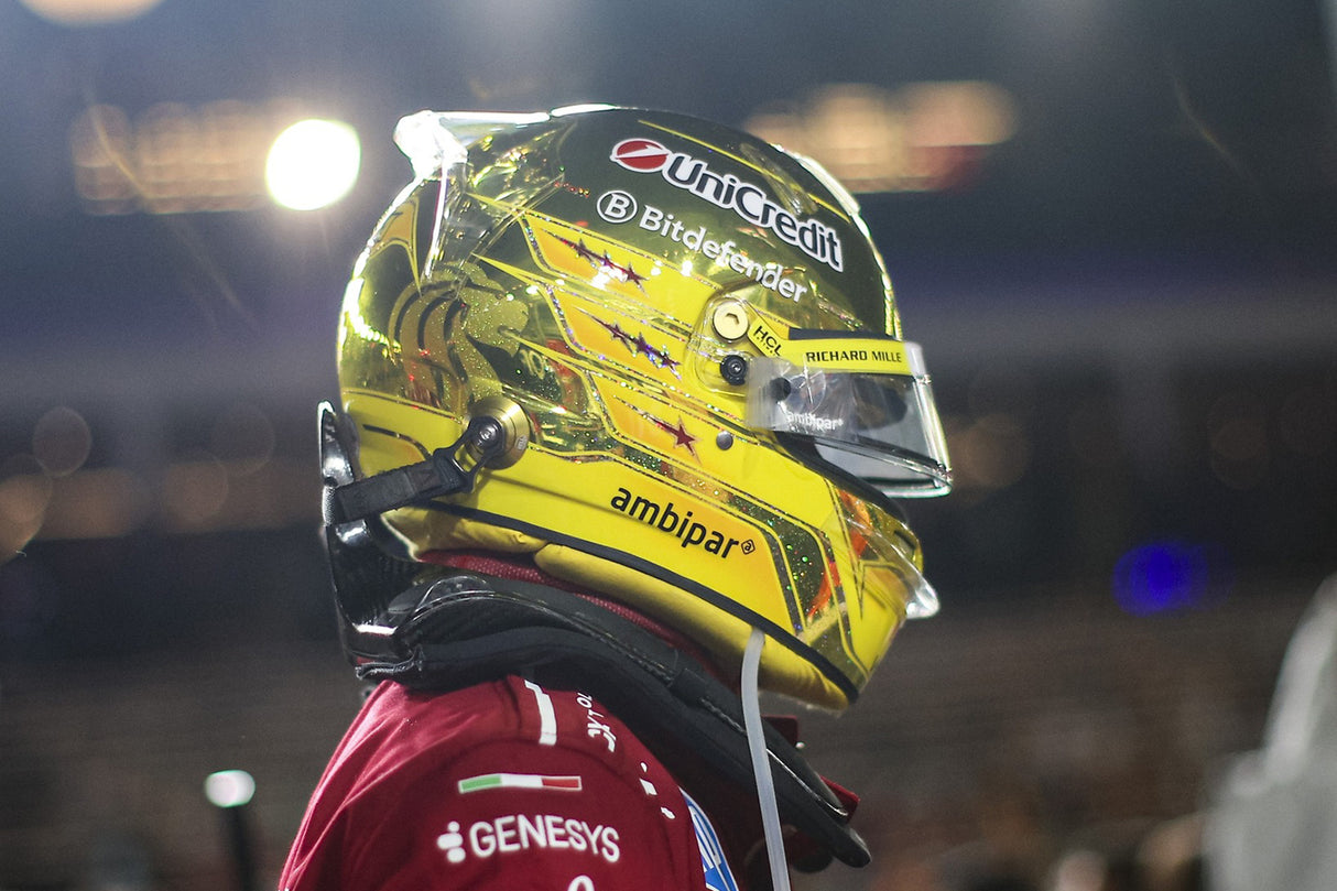 Looksmart Lewis Hamilton Singapore GP 2025 Scuderia Ferrari HP 1/5 Scale Helmet LSHEL023