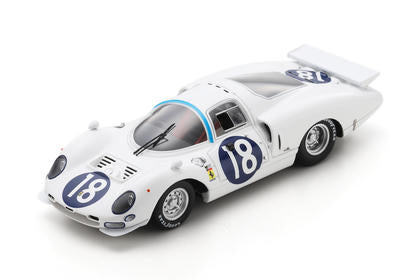Looksmart Ferrari 365 P2 #18 North American Racing Team 1966 24 Hours of Le Mans 1/43 Scale