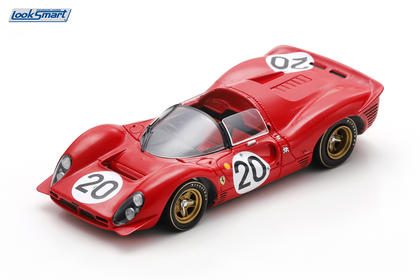 Looksmart Ferrari 330 P3/4 #20 SpA Ferrari SEFAC 1967 24 Hours of Le Mans 1/43 Scale