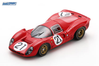 Looksmart Ferrari 330 P4 #21 SpA Ferrari SEFAC 1967 24 Hours of Le Mans 1/43 Scale