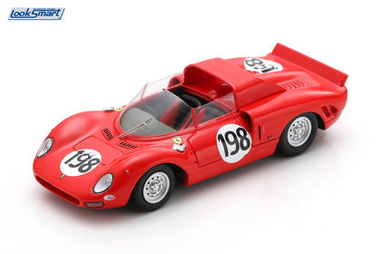 Looksmart Ferrari 275 P2 #198 Ferrari SEFAC 1965 Targa Florio 1/43 Scale