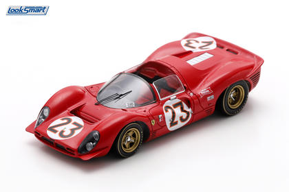 Looksmart Ferrari 330 P4 #23 Ferrari s.p.a. 1967 24 Hours of Daytona 1/43 Scale