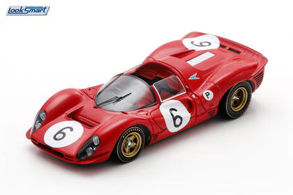 Looksmart Ferrari 330 P4 #6 SpA Ferrari SEFAC BOAC 500 1/43 Scale