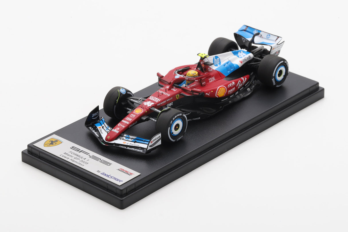 Looksmart Ferrari SF-25 #44 Lewis Hamilton 2025 Miami GP 1/43 Scale LSF1077