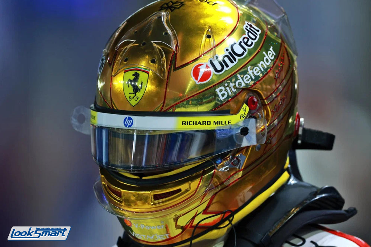 Looksmart Lewis Hamilton Singapore Grand Prix 2026 Mini Helmet 1/5 Scale LSHEL041